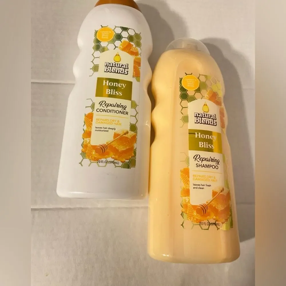 🛍️ Natural Blends Honey Bliss Repairing Shampoo and Conditioner 20FLOZ 💥